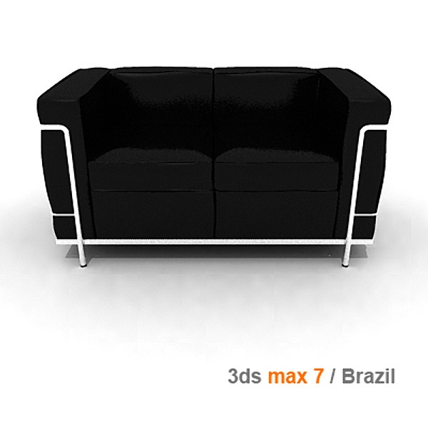 maya le corbusier 2 - lc2 2 seats by lajhar